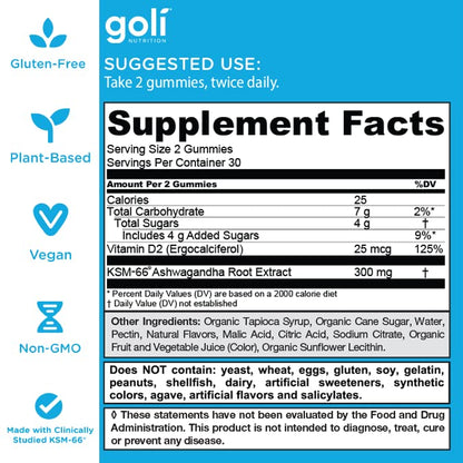 ASHWAGANDHA GUMMIES GOLI